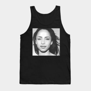 Sade Adu Vintage Singer Retro Tour Concert Tank Top